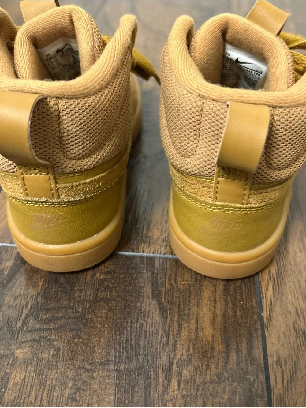 Nike Court Borough Mid 2 Sneakers in Wheat
